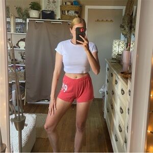 Victoria secret pink mini sweat shorts